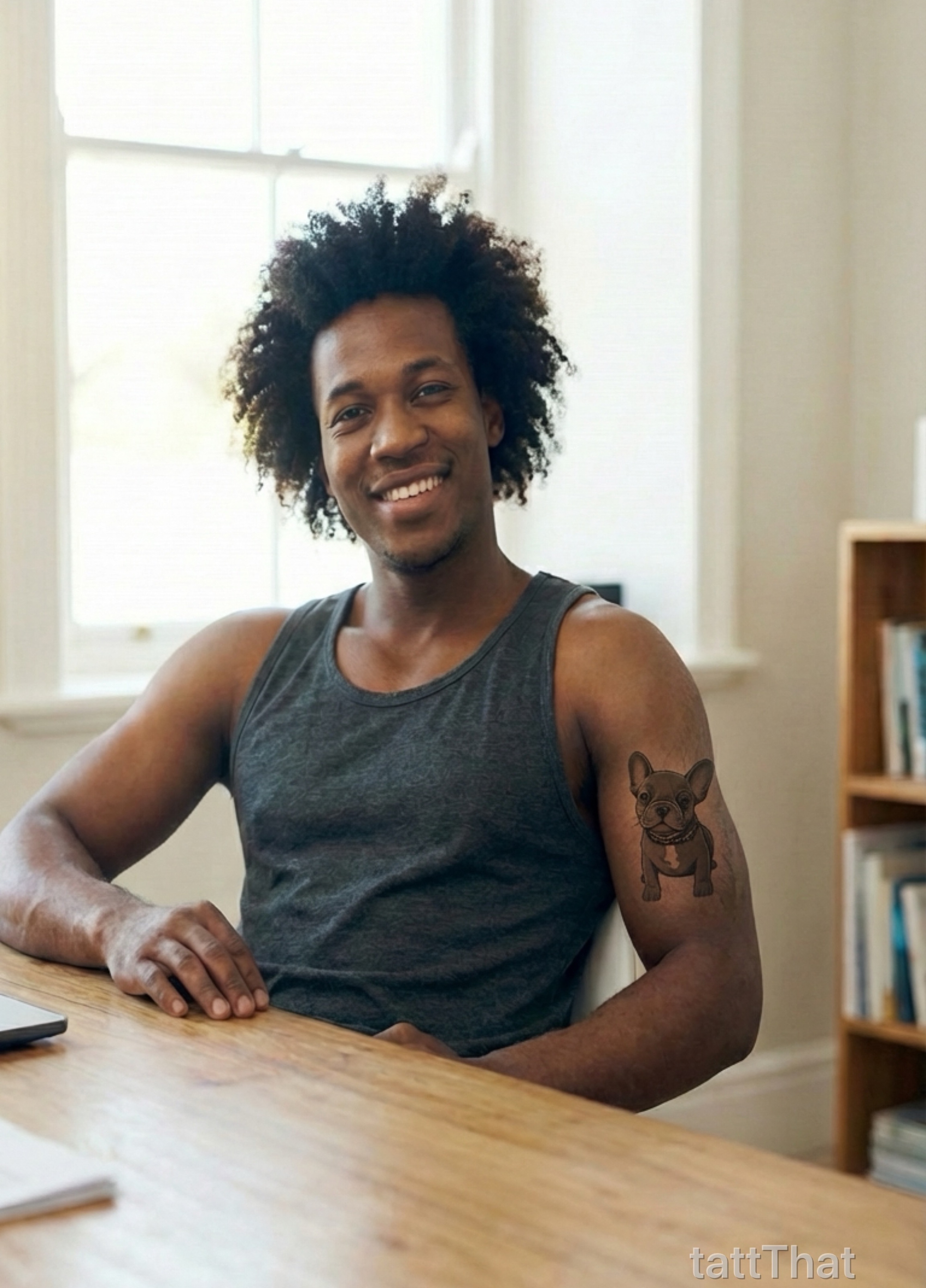 Tattoo preview on skin